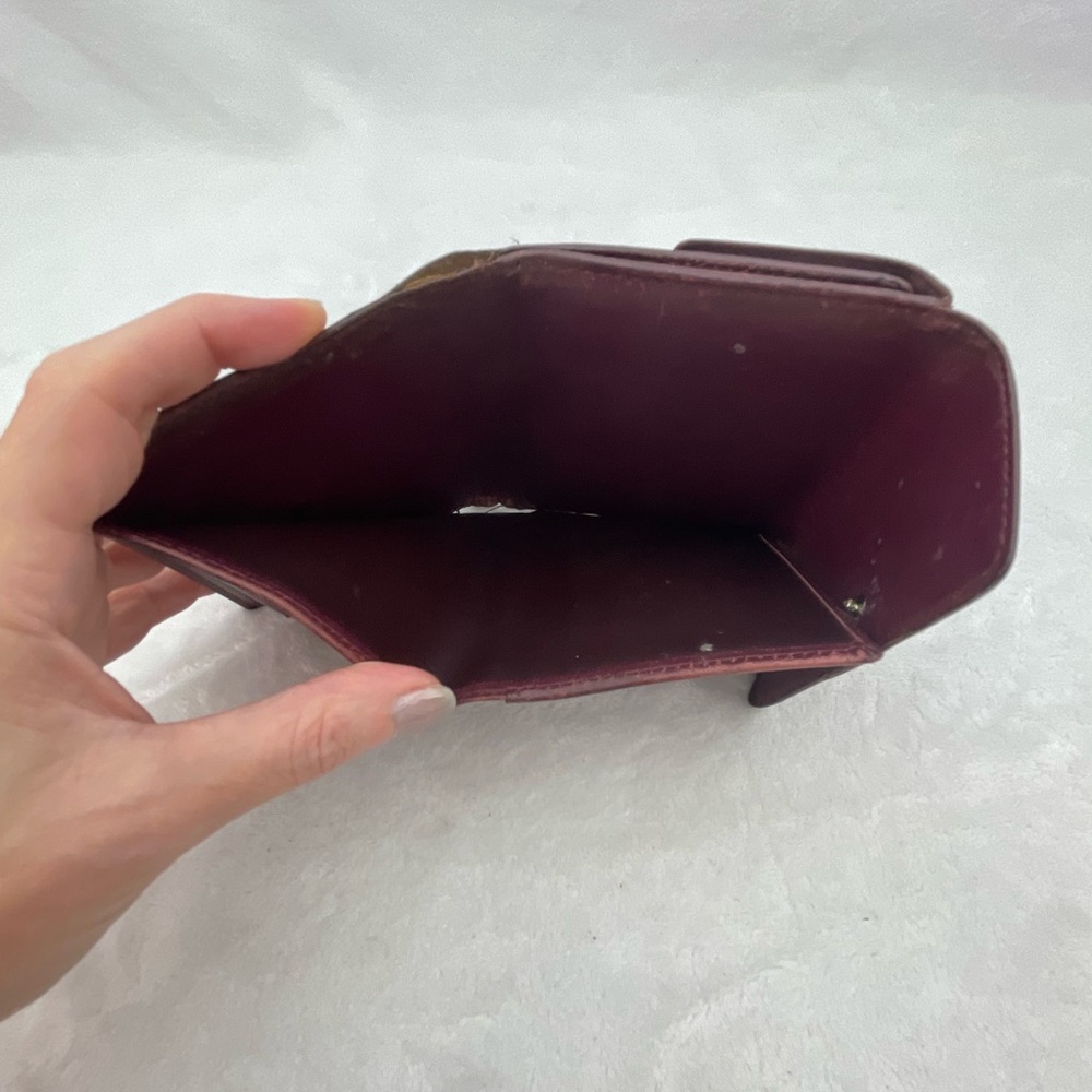 Louis Vuitton Maroon Monogram Wallet - Picture 5 of 14
